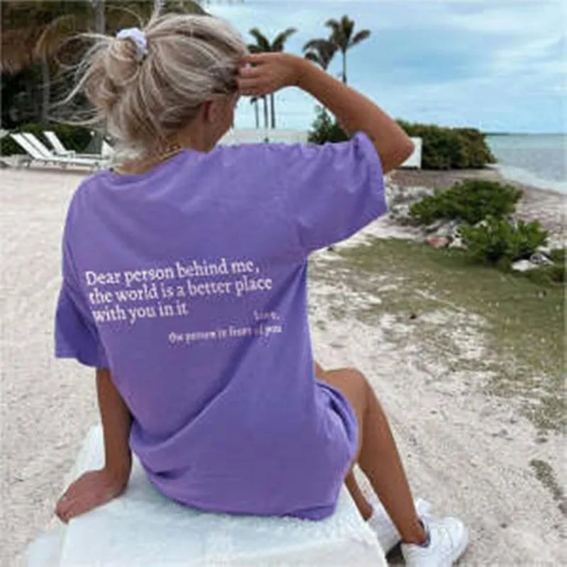 Camiseta Querida Persona Detrás de Mí (Eres suficiente)