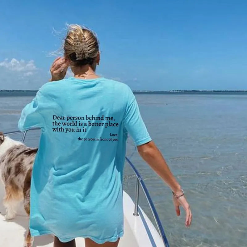 Camiseta Querida Persona Detrás de Mí (Eres suficiente)
