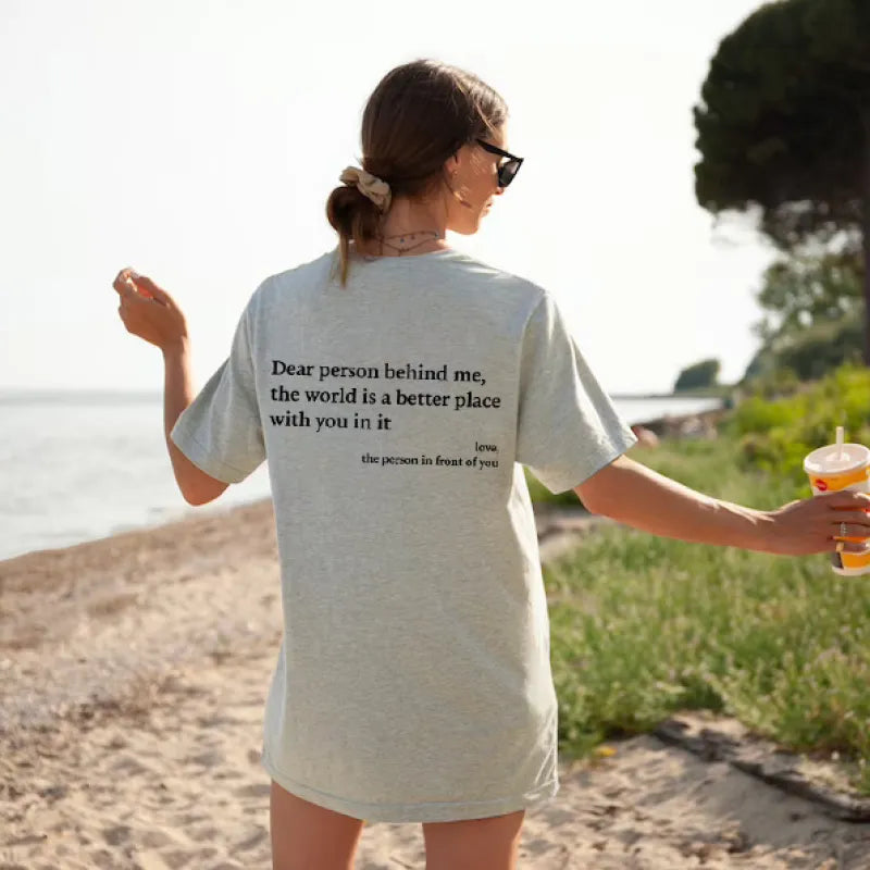 Camiseta Querida Persona Detrás de Mí (Eres suficiente)