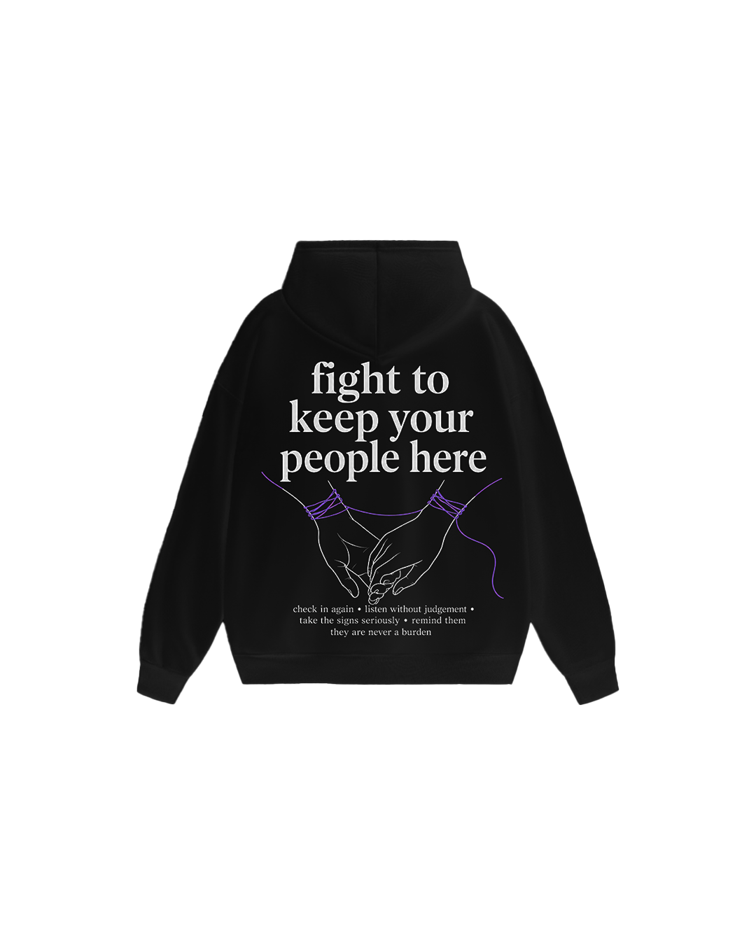 Fight To Keep Your People Here Hoodie