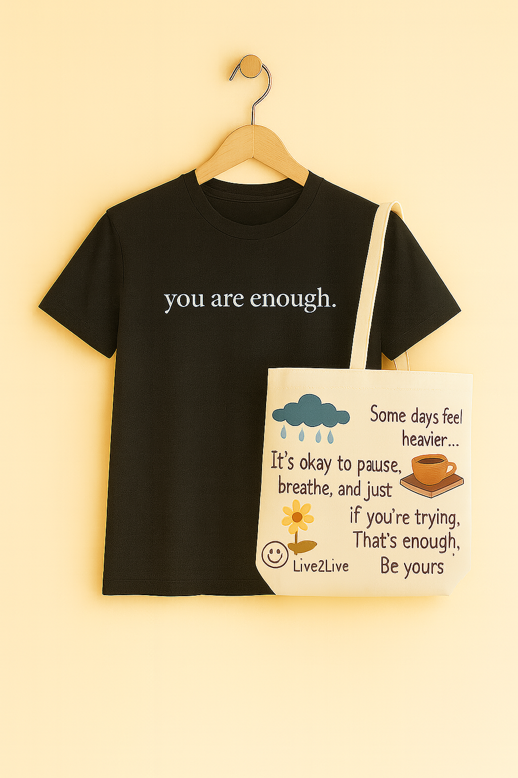 Dear Person Behind Me (You are enough) T-Shirt + FREE Tote bag (VIP OFFER)