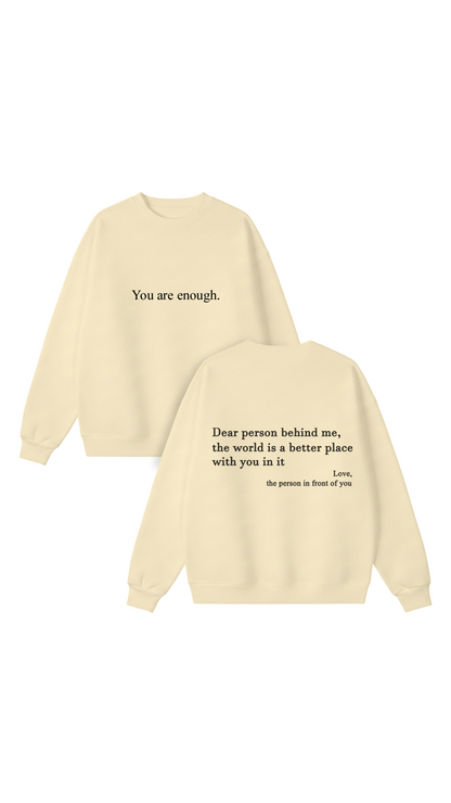 You are enough Crewneck