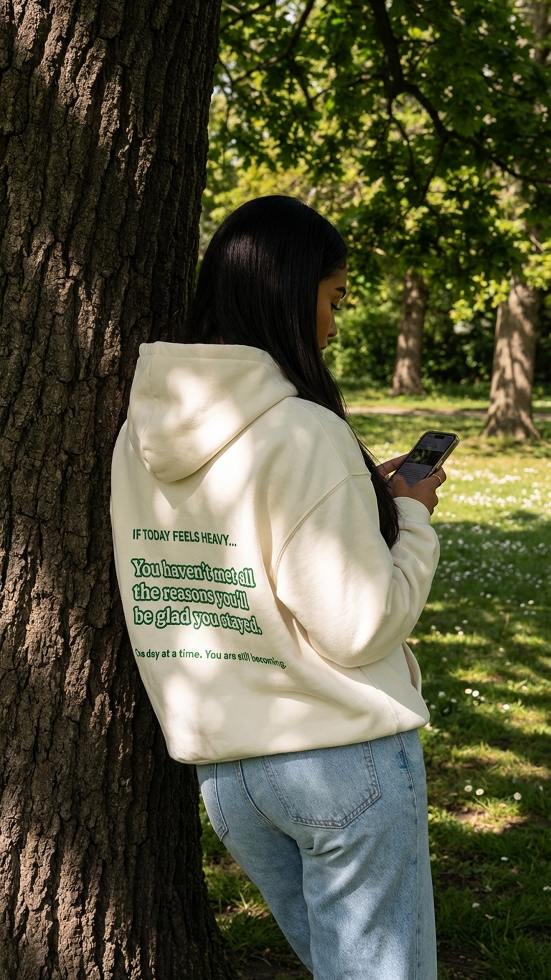 Sudadera con capucha "Grandes Cosas por Venir"