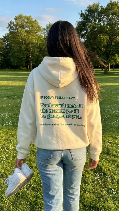 Sudadera con capucha "Grandes Cosas por Venir"