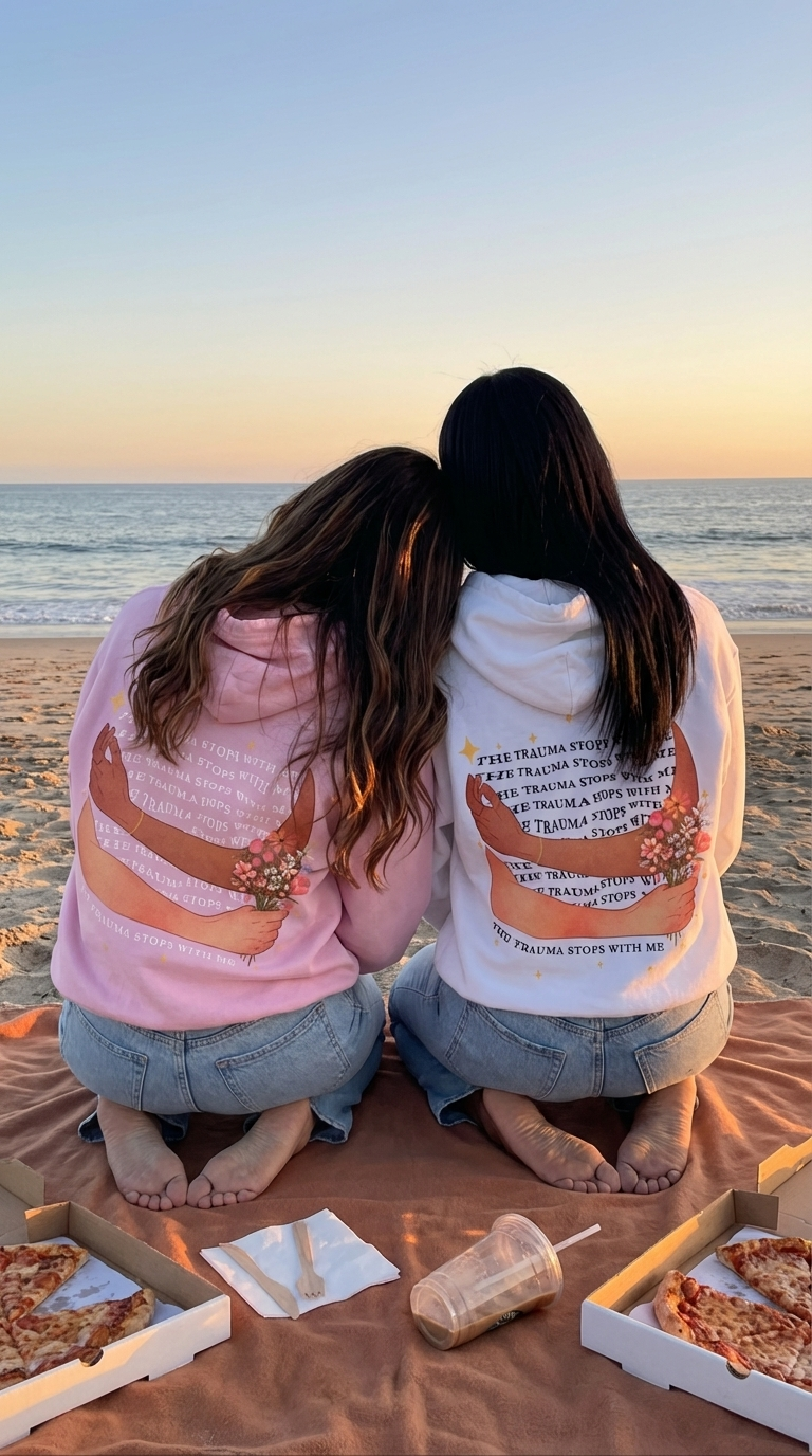 Trauma Stops With Me Hoodie