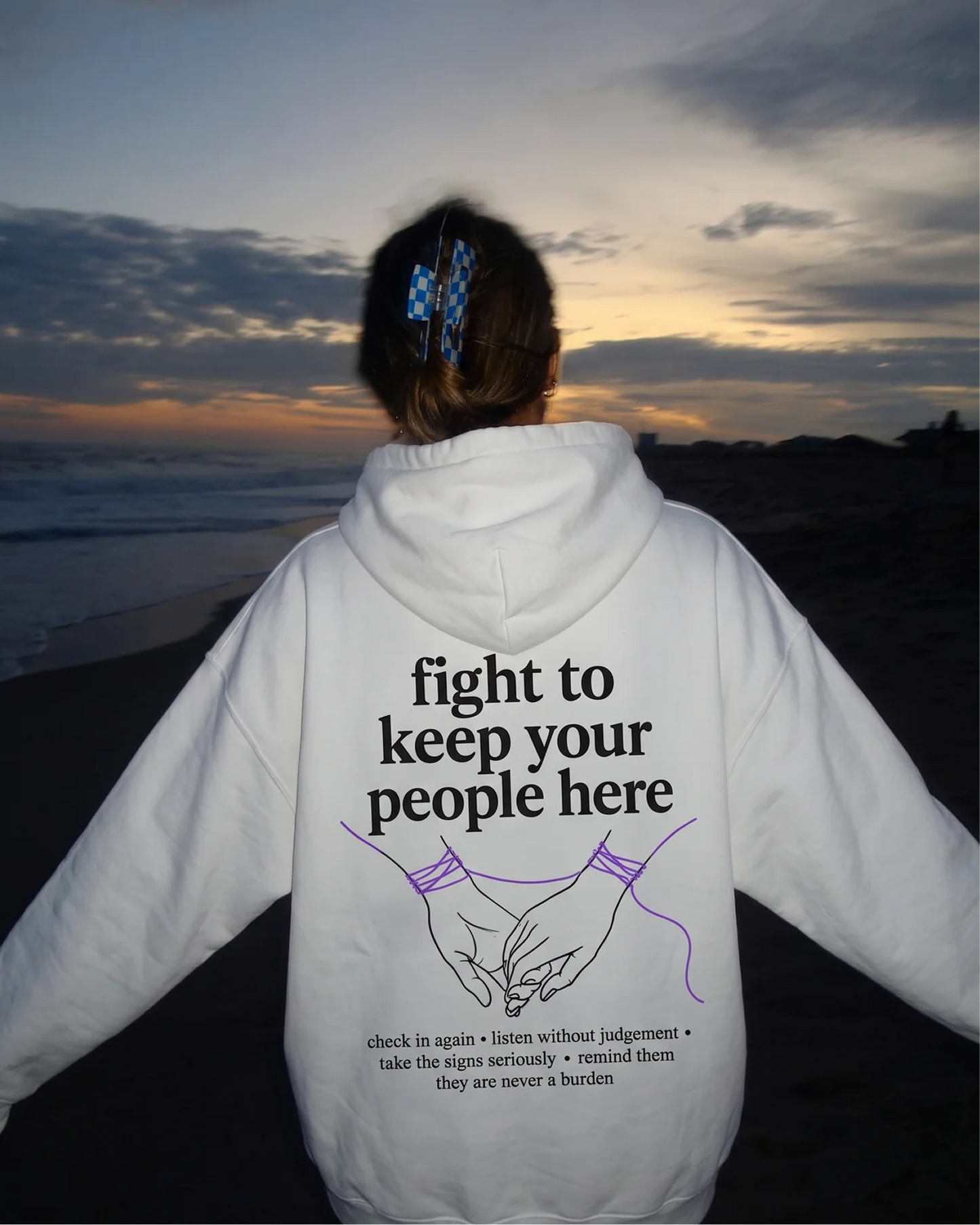 Fight To Keep Your People Here Hoodie