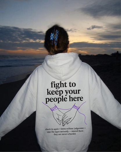 Fight To Keep Your People Here Hoodie