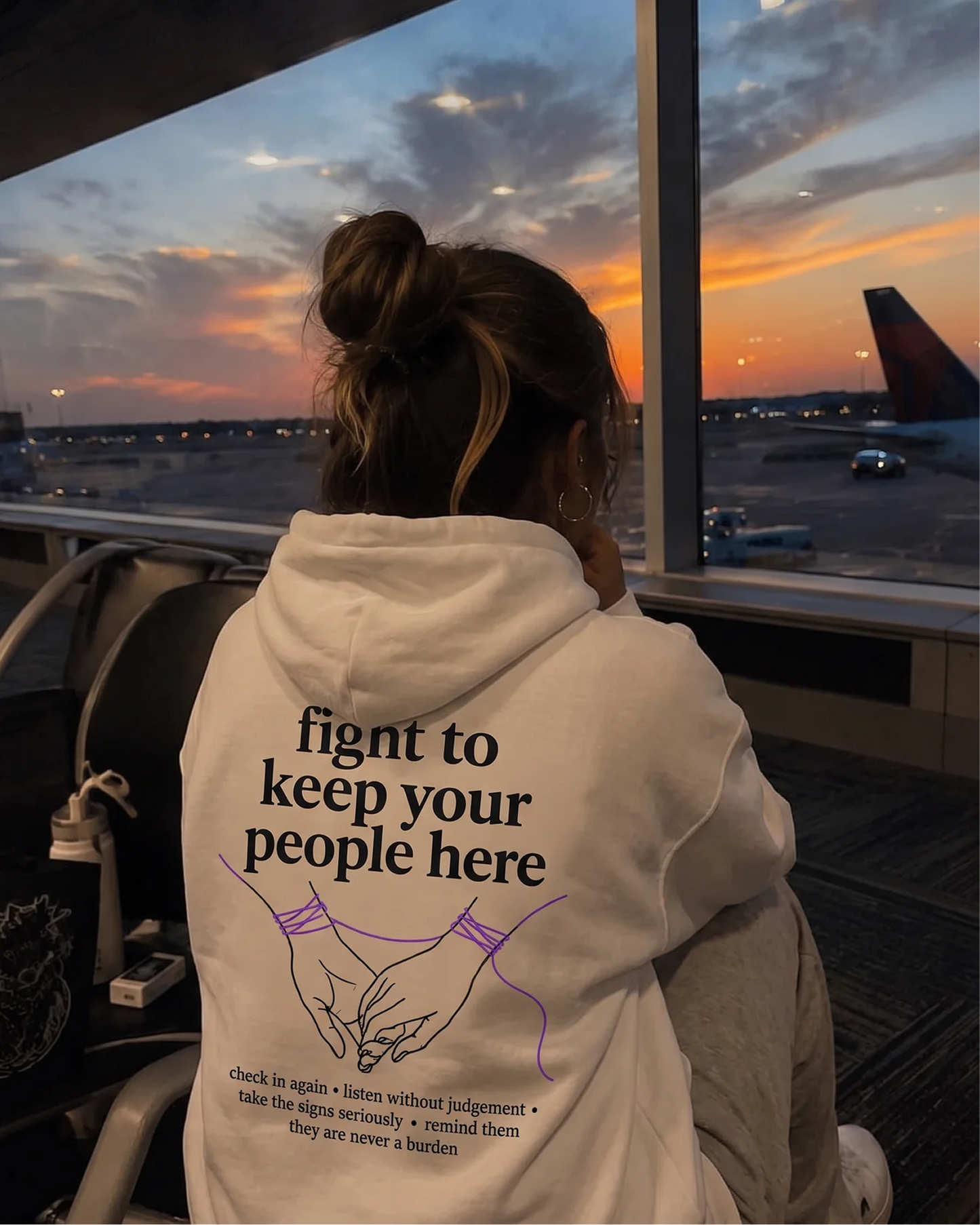 Fight To Keep Your People Here Hoodie