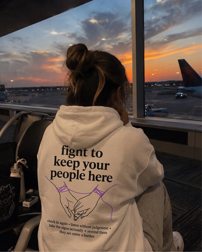 Fight To Keep Your People Here Hoodie