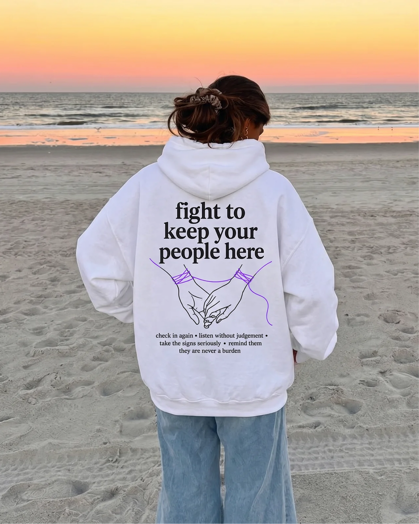 Fight To Keep Your People Here Hoodie