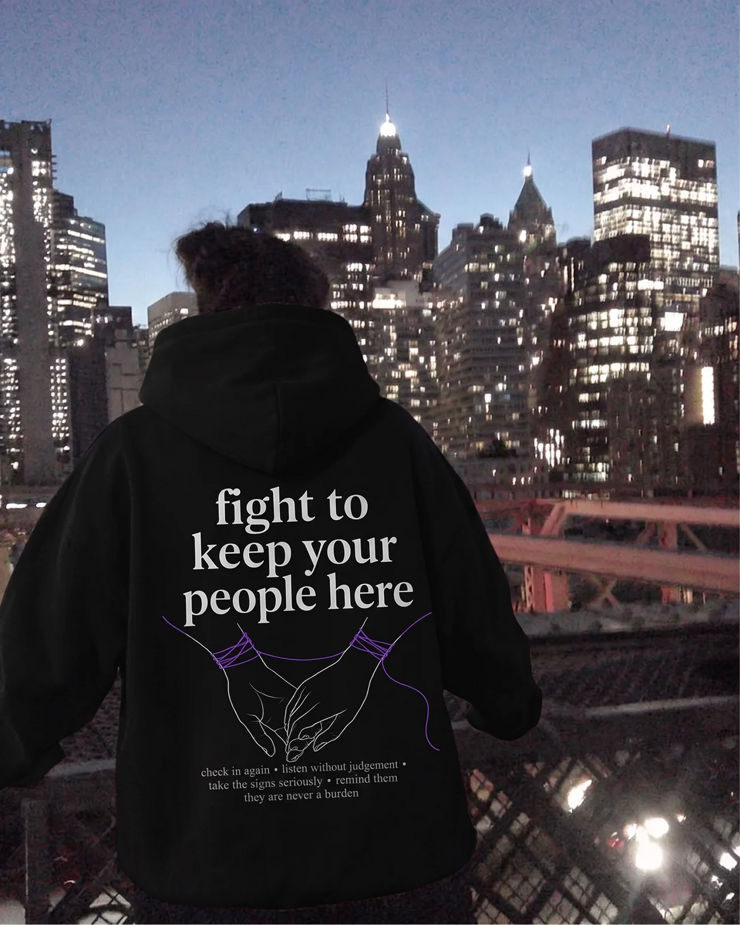 Fight To Keep Your People Here Hoodie