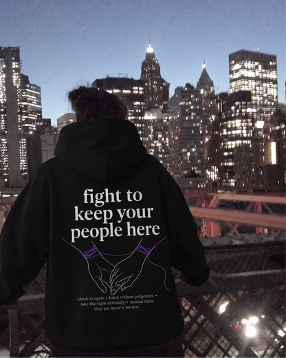 Fight To Keep Your People Here Hoodie