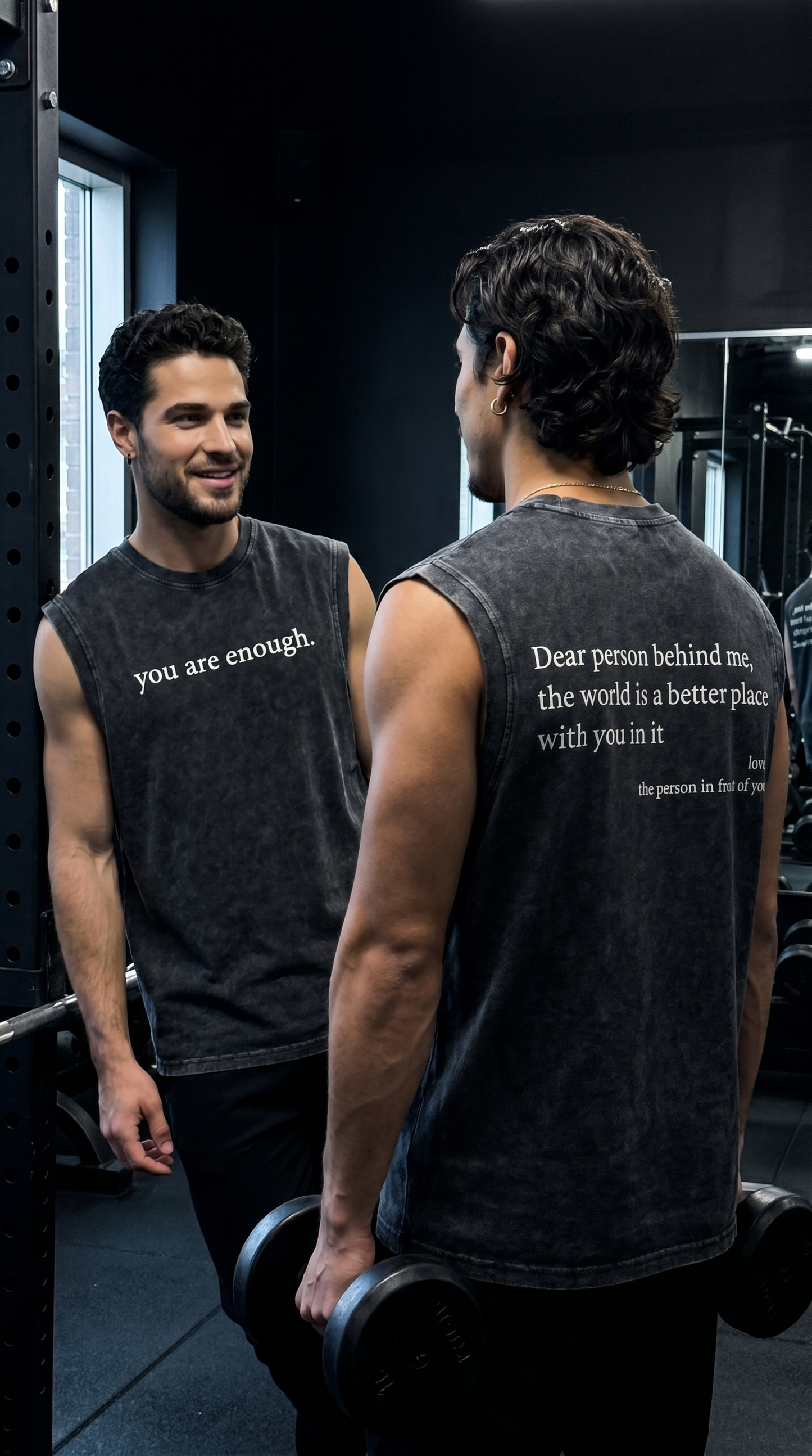 Dear Person Behind Muscle Tee