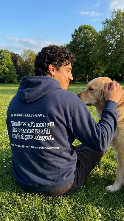 Sudadera con capucha "Grandes Cosas por Venir"