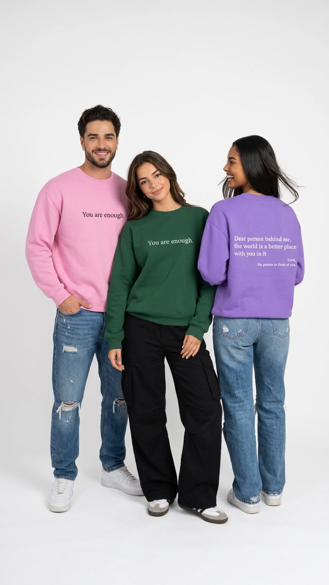 You are enough Crewneck