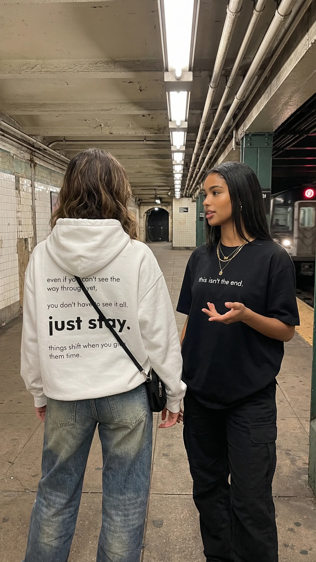 Sudadera con capucha "Este no es el final"