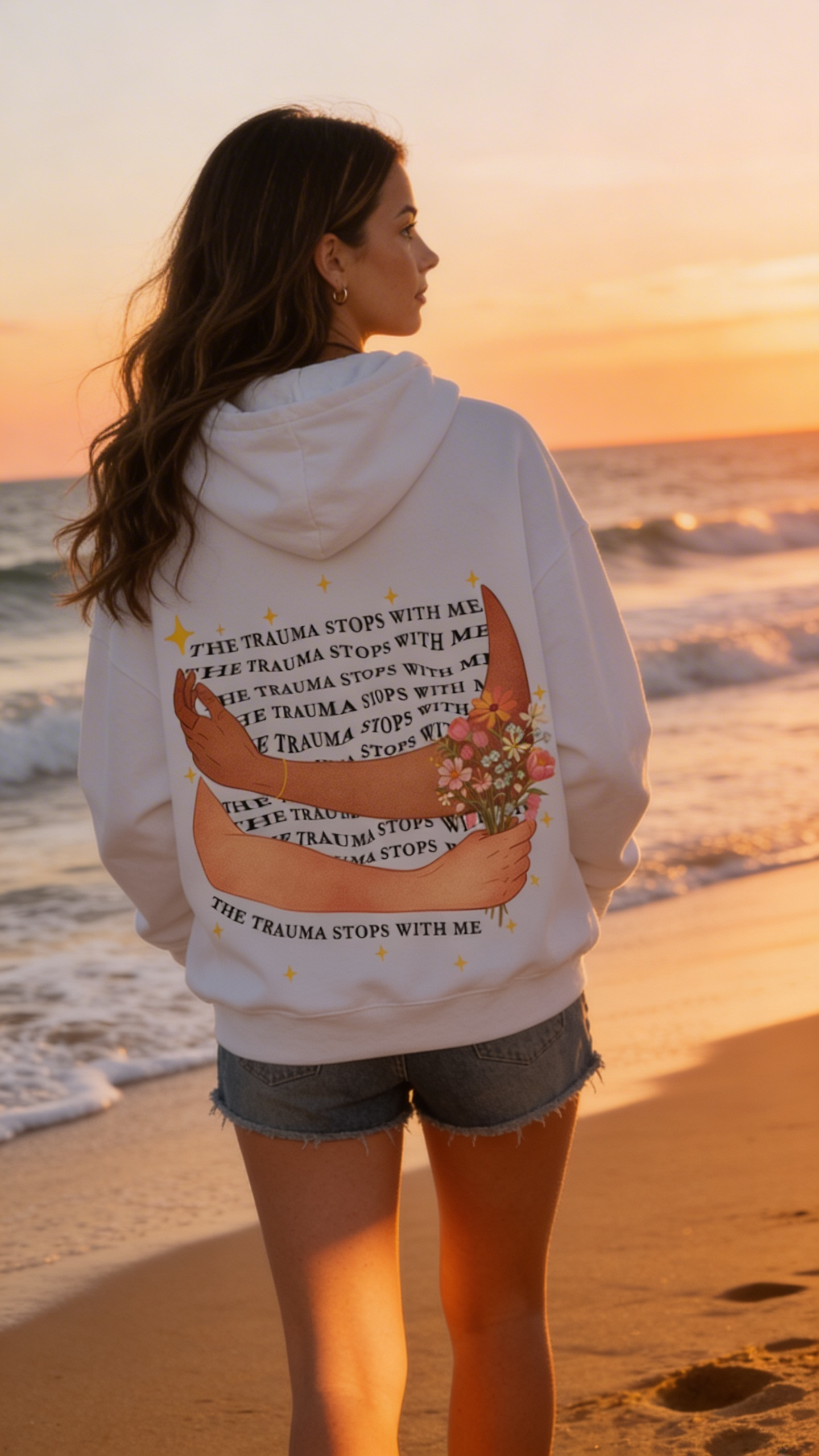 Trauma Stops With Me Hoodie