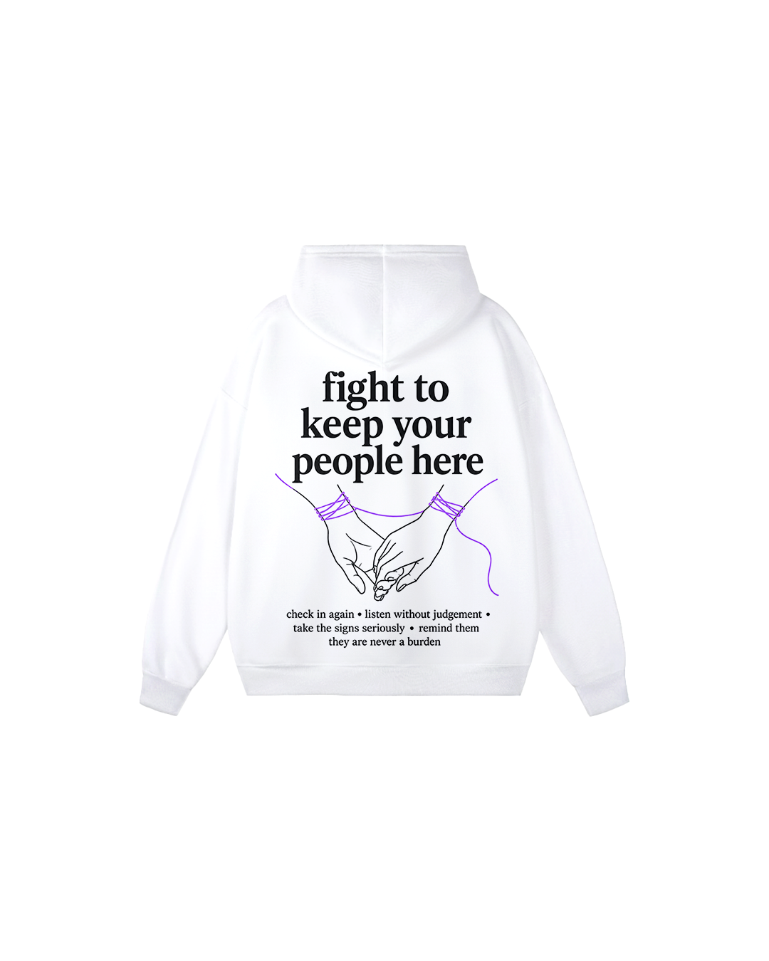 Fight To Keep Your People Here Hoodie