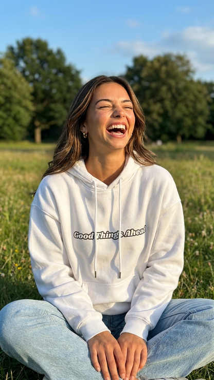 Sudadera con capucha "Grandes Cosas por Venir"