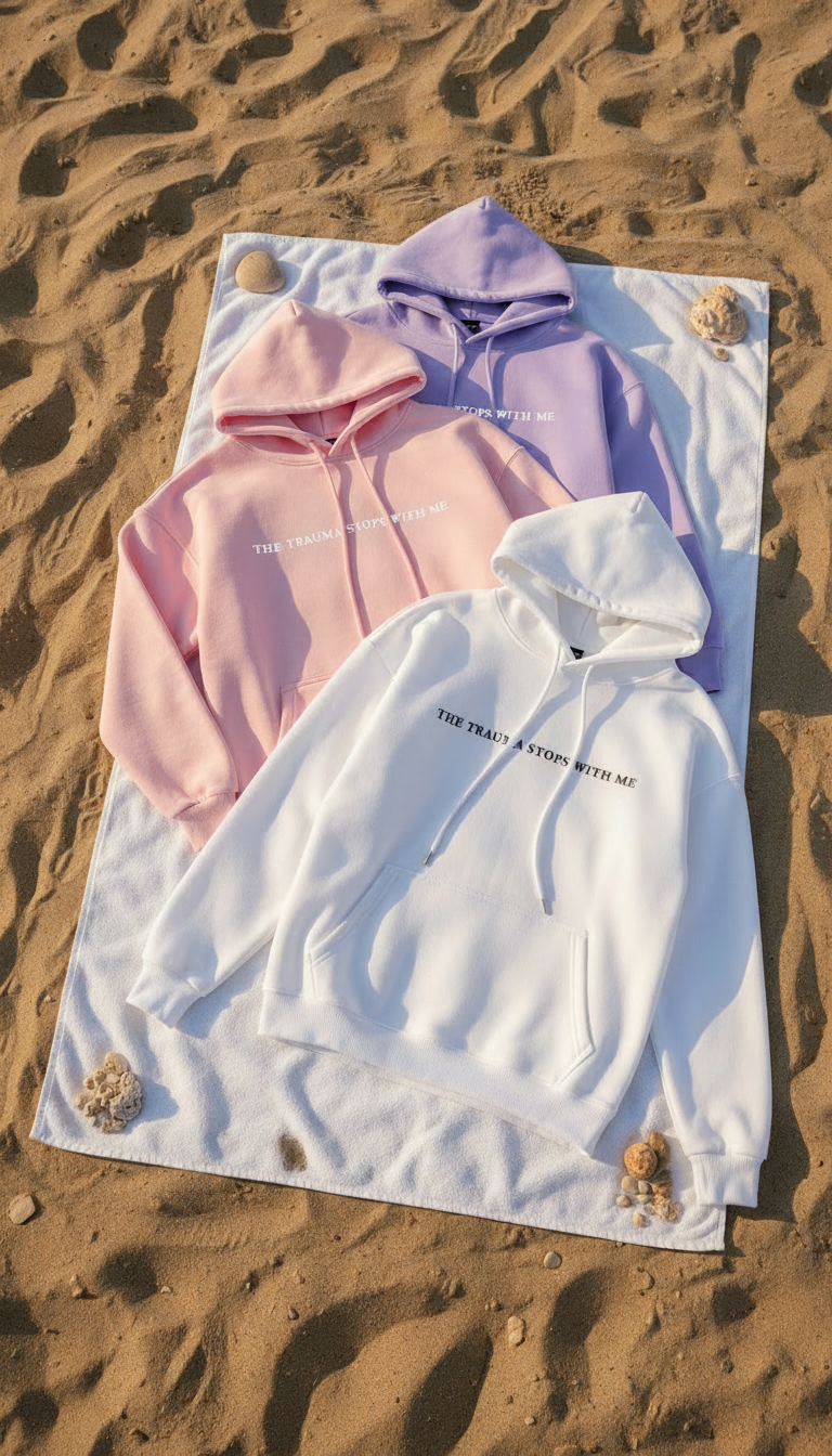 Trauma Stops With Me Hoodie