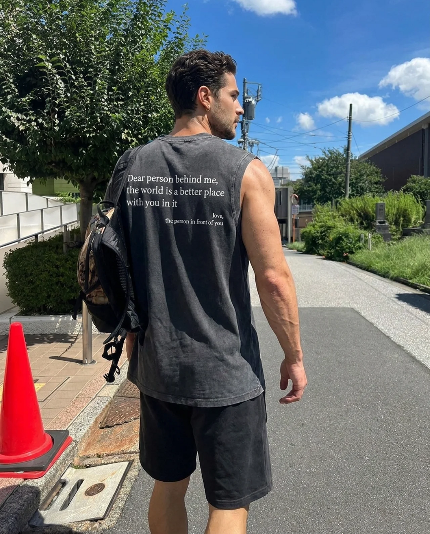 Dear Person Behind Muscle Tee HQ