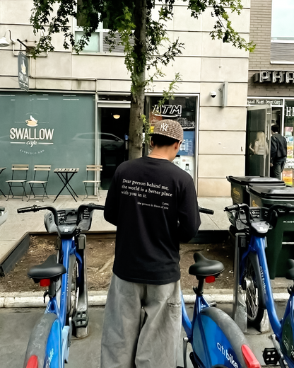 Dear Person Behind Me (You are enough) Long Sleeve Shirt