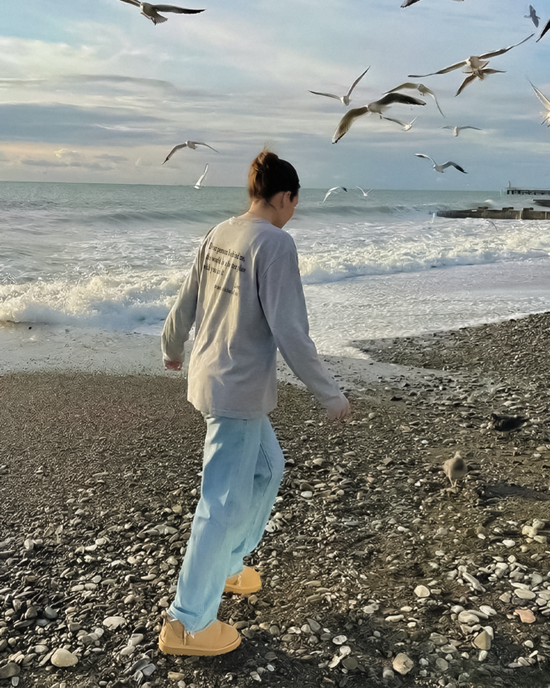 Dear Person Behind Me (You are enough) Long Sleeve Shirt