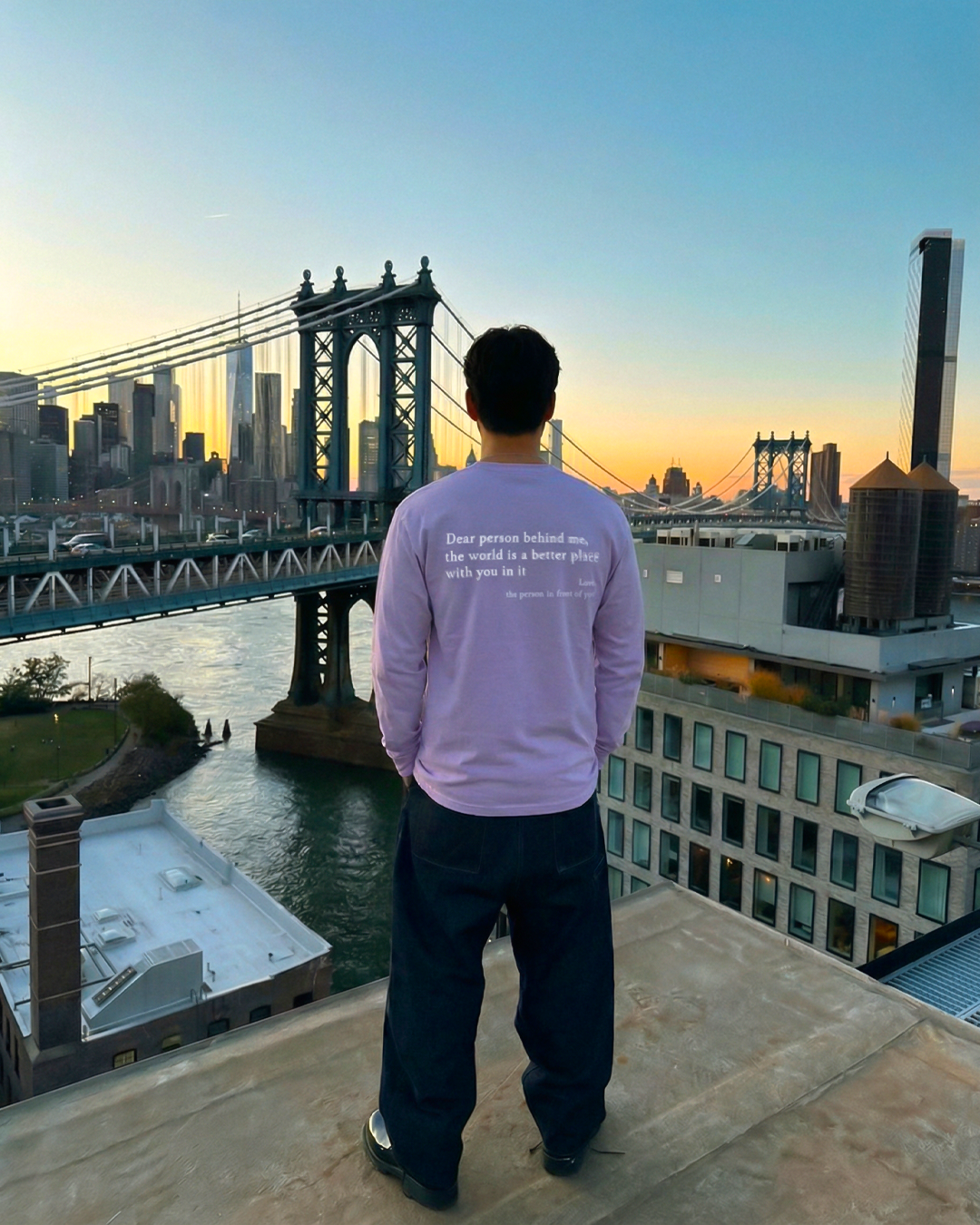 Dear Person Behind Me (You are enough) Long Sleeve Shirt