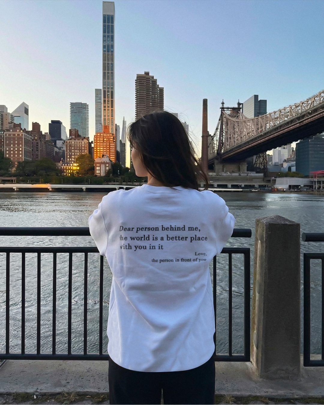 Dear Person Behind Me (You are enough) Long Sleeve Shirt