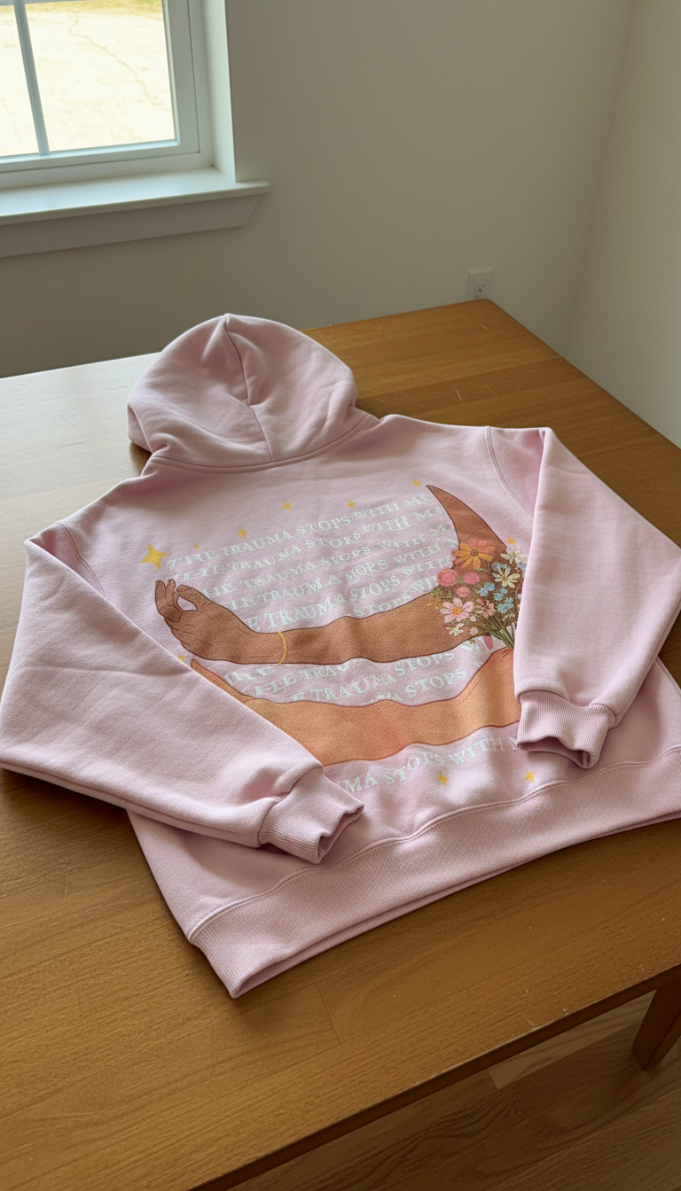 Trauma Stops With Me Hoodie