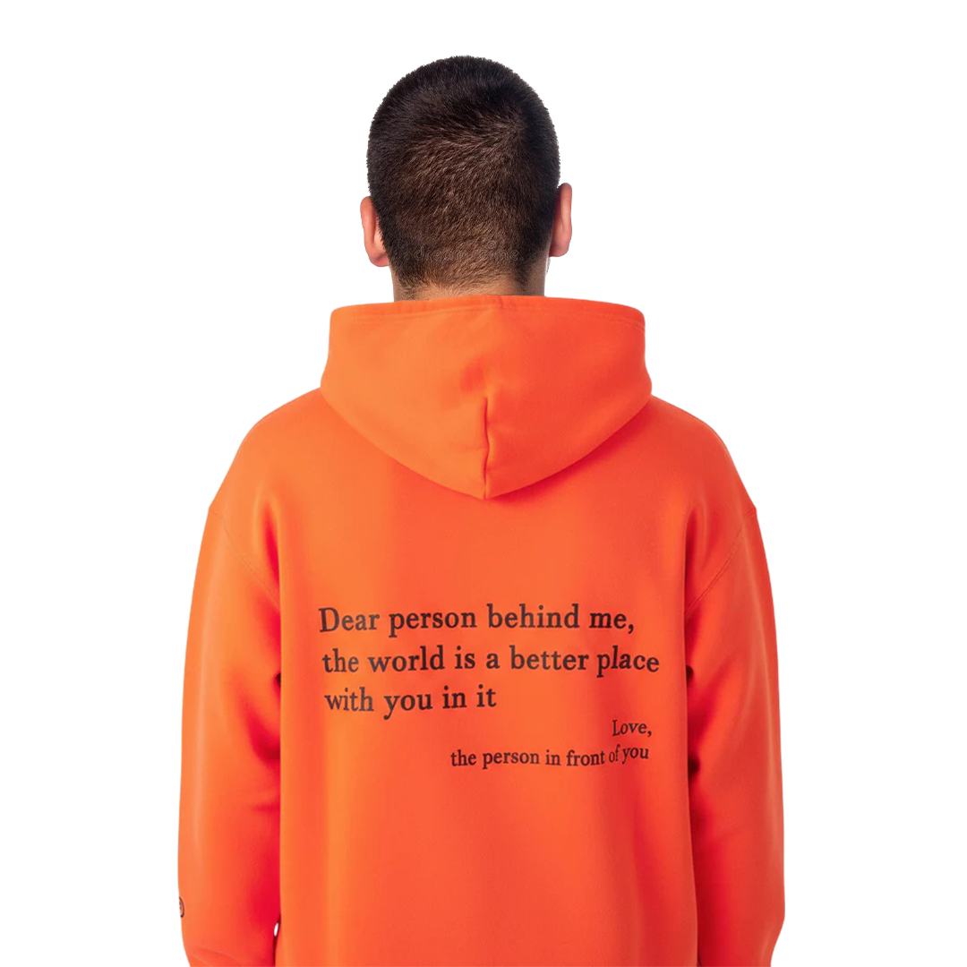 Sudadera con capucha de alta visibilidad "Querida persona detrás de mí (Eres suficiente)"